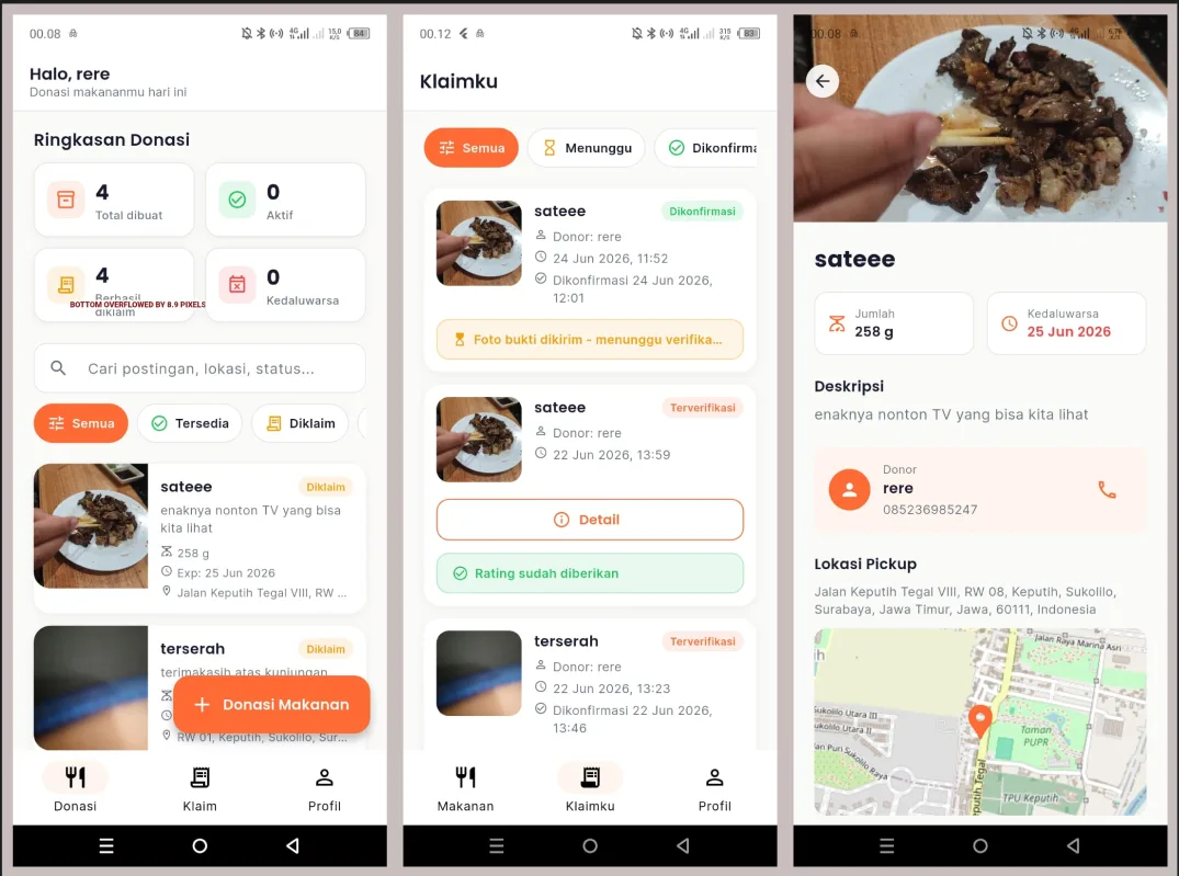 FoodBridge — Food Donation App