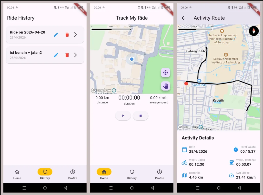 TrackMyRide — GPS Ride Tracker