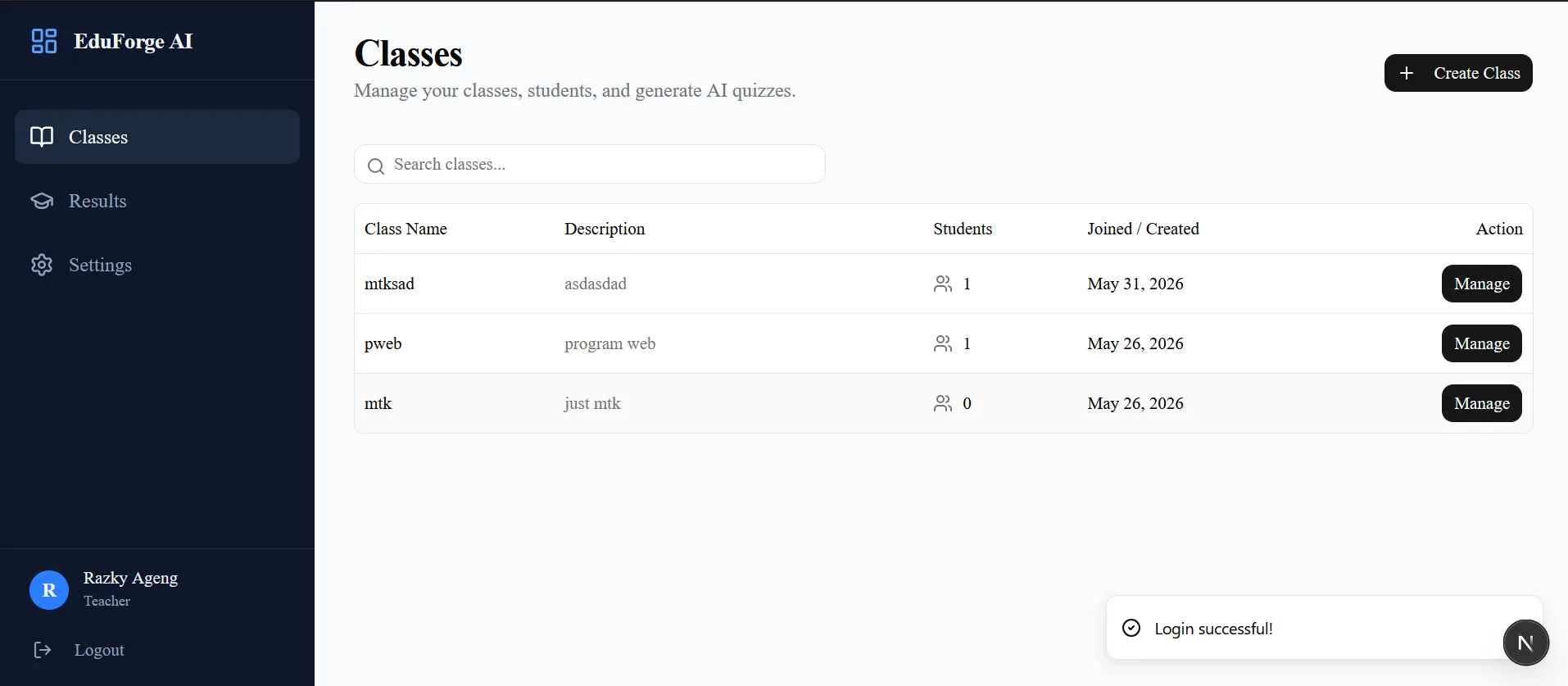 EduForge AI — AI-Powered Education Platform